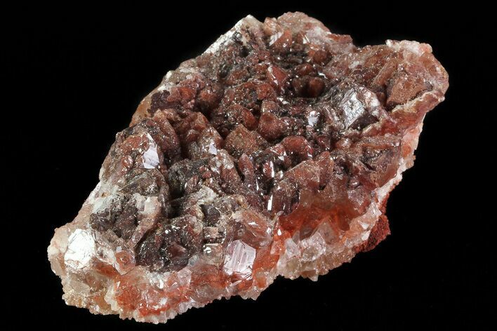 Red Calcite Crystal Cluster - Mexico #72010